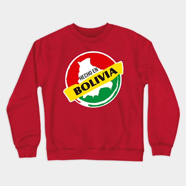 Hecho en Bolivia Crewneck Sweatshirt by verde